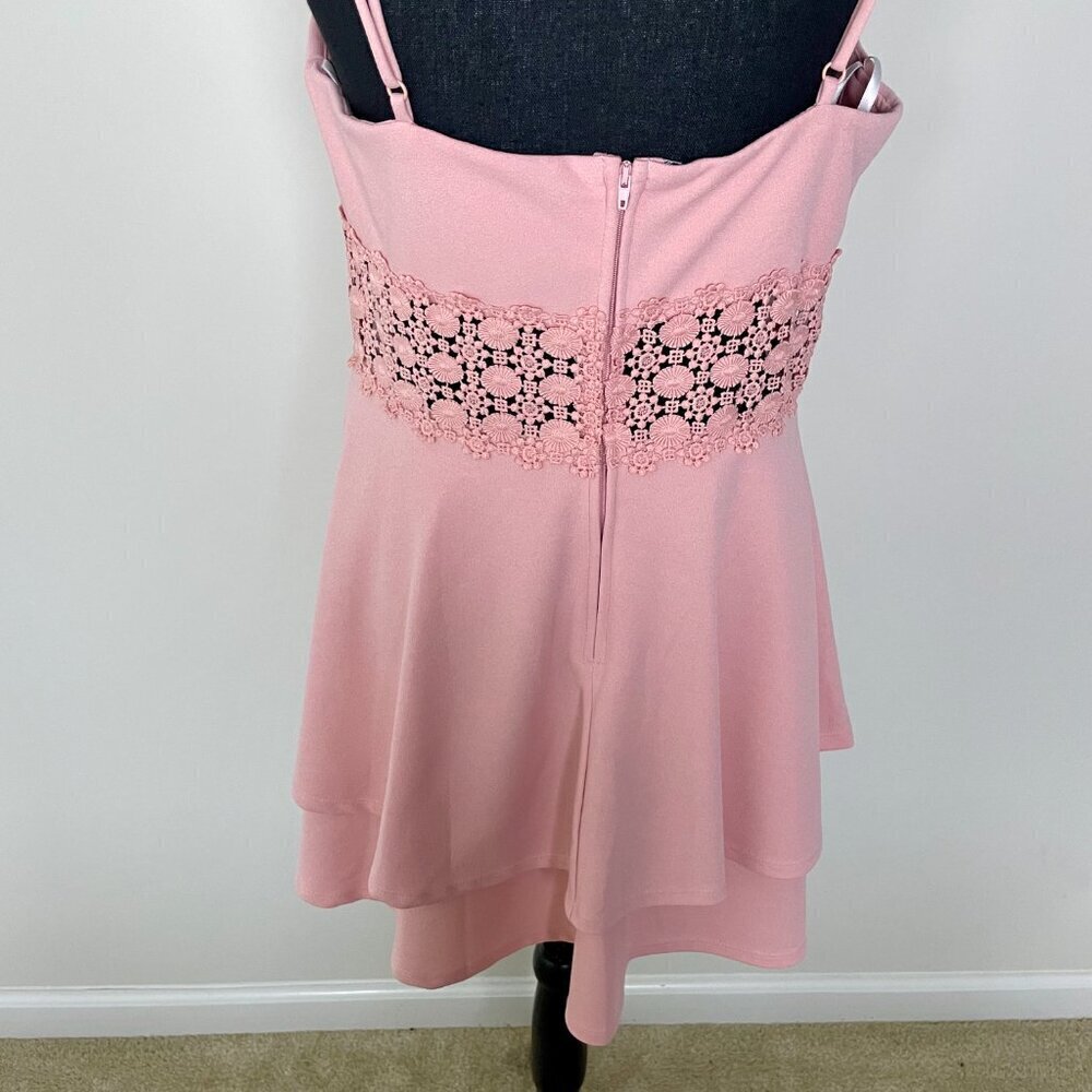B.Darlin Pink Dress Size 13/14 - Picture 2 of 7